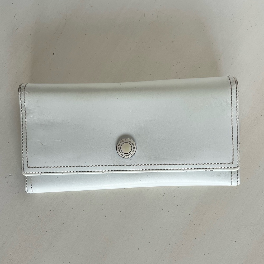 Coach Vintage Ivory Snap Wallet